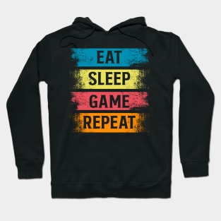 Eat Sleep Game Repeat Hoodie